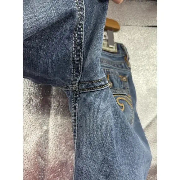 Rock Revival Calli Thick Stitch Skinny Stretch Jeans Womens Size 28 READ - Picture 4 of 11